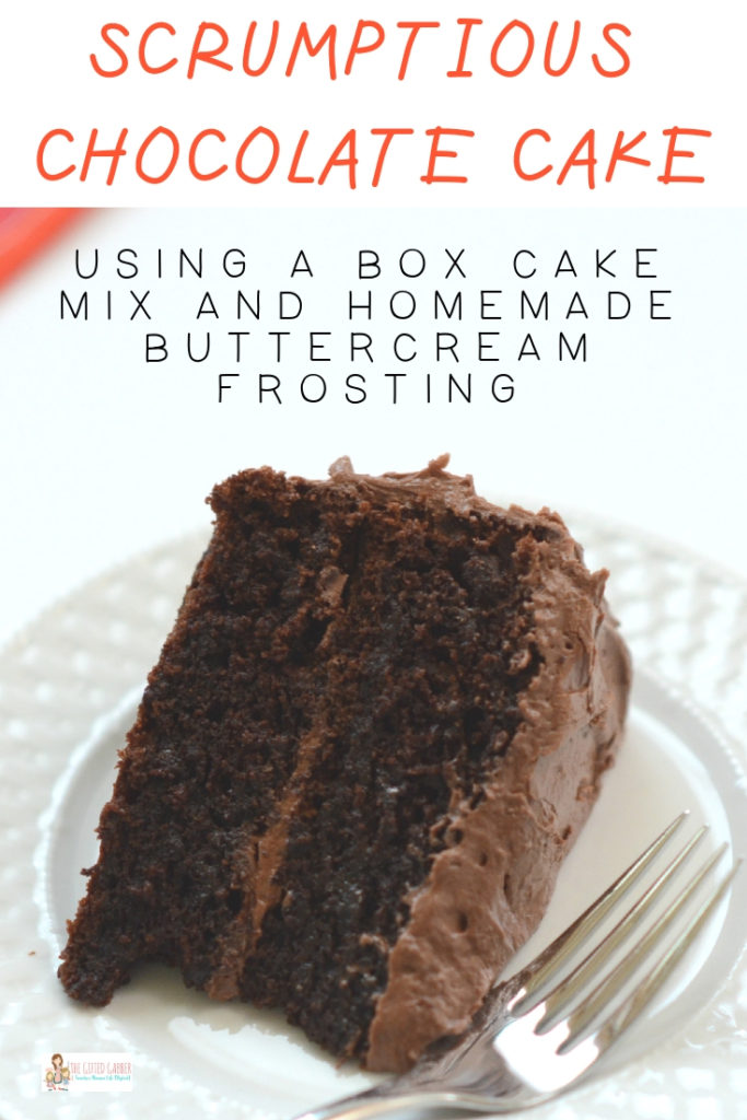 Easy Chocolate Cake Recipe with Fluffy Chocolate Buttercream Frosting -   17 cake Easy box ideas