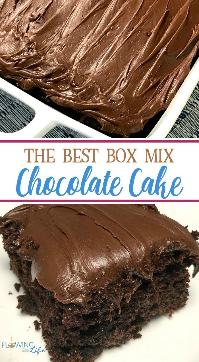 Box Mix Chocolate Cake -   17 cake Easy box ideas