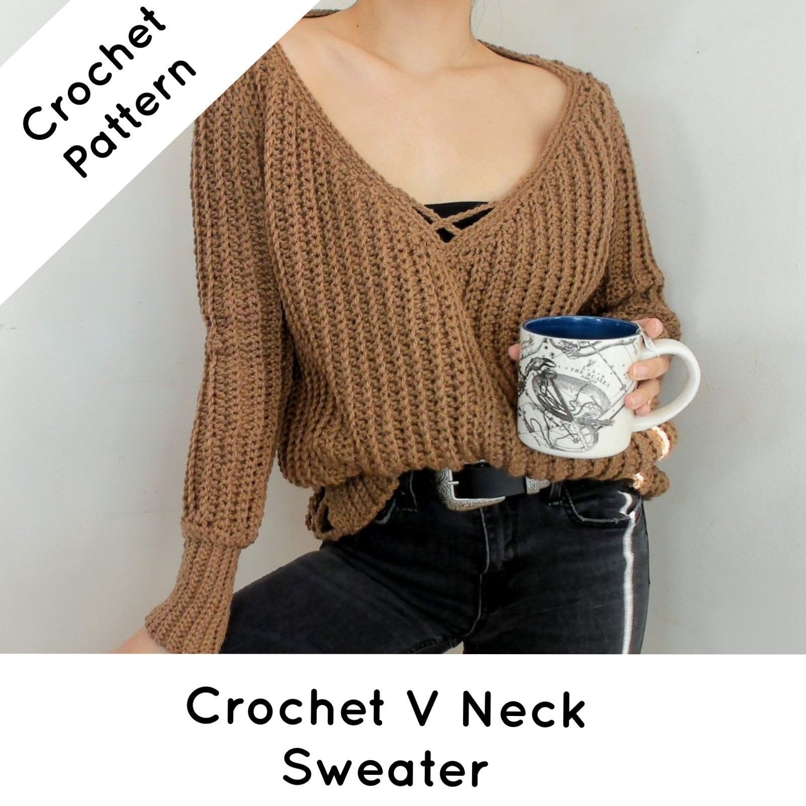 Crochet Pattern -   17 DIY Clothes Sweater link ideas