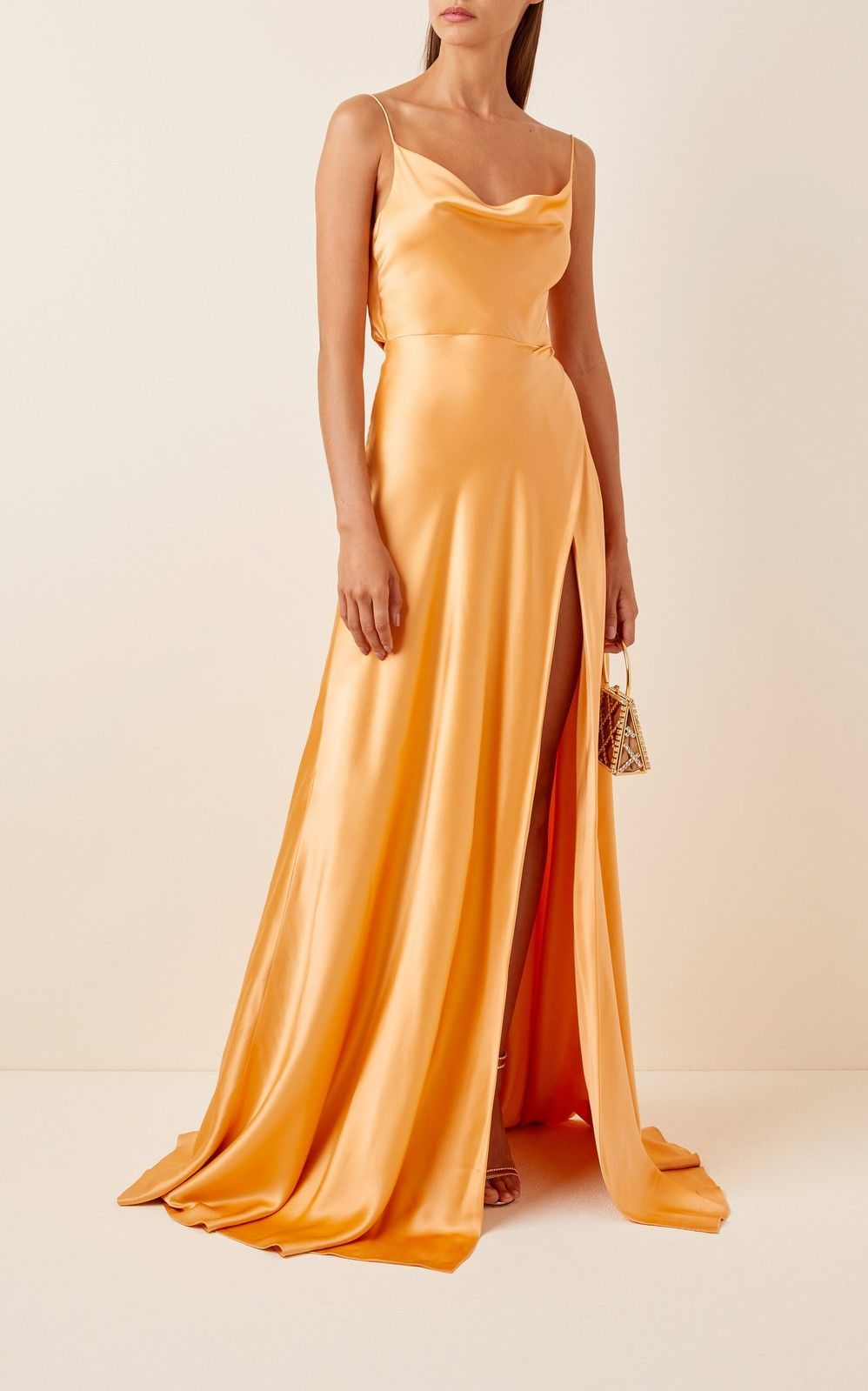 Greta Silk-Satin Gown by Markarian | Moda Operandi -   17 dress Yellow awesome ideas