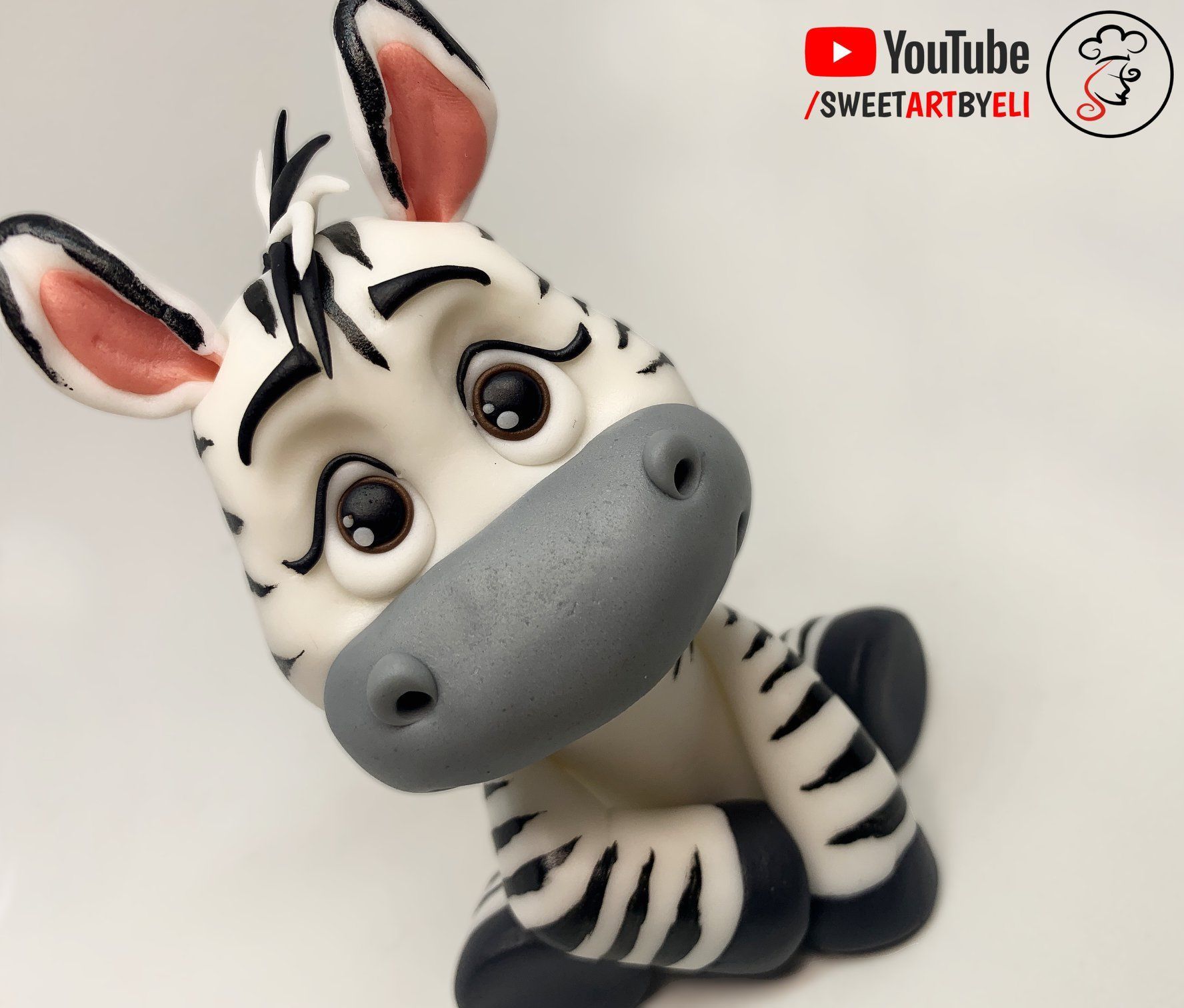 Fondant ZEBRA tutorial -   18 cake Fondant products ideas