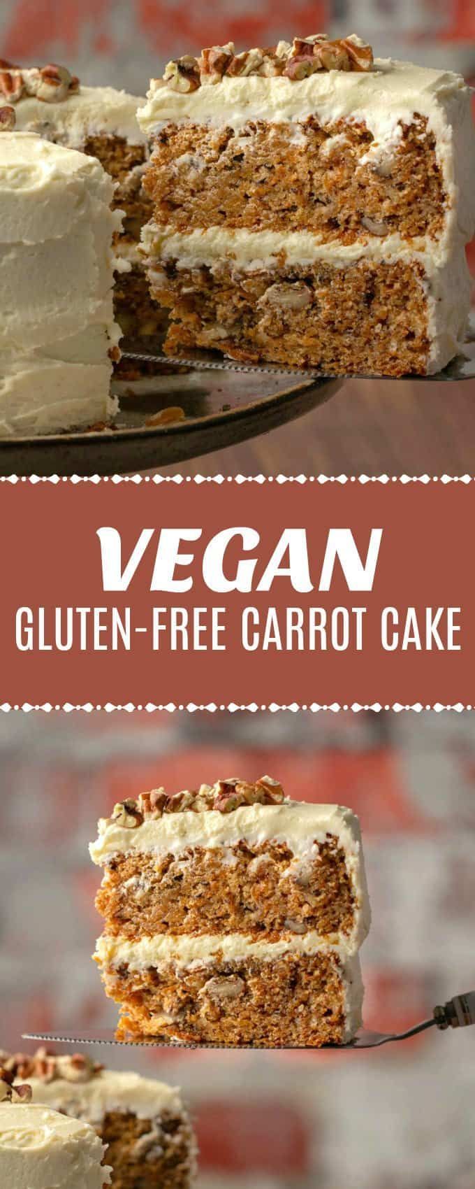Vegan Gluten Free Carrot Cake - Loving It Vegan -   18 desserts Gluten Free glutenfree ideas