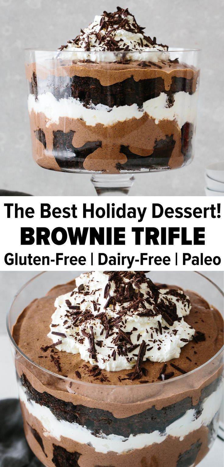 Brownie Trifle Recipe -   18 desserts Gluten Free glutenfree ideas