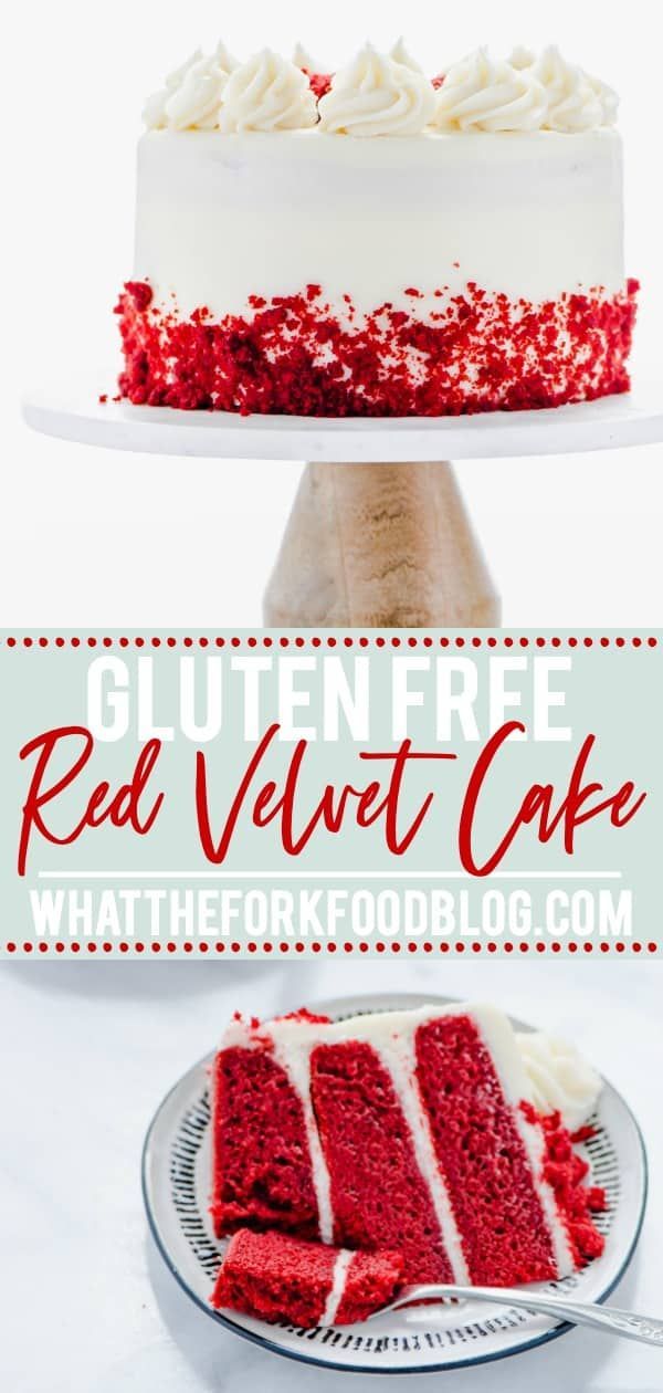 Gluten Free Red Velvet Cake Recipe - What the Fork -   18 desserts Gluten Free glutenfree ideas