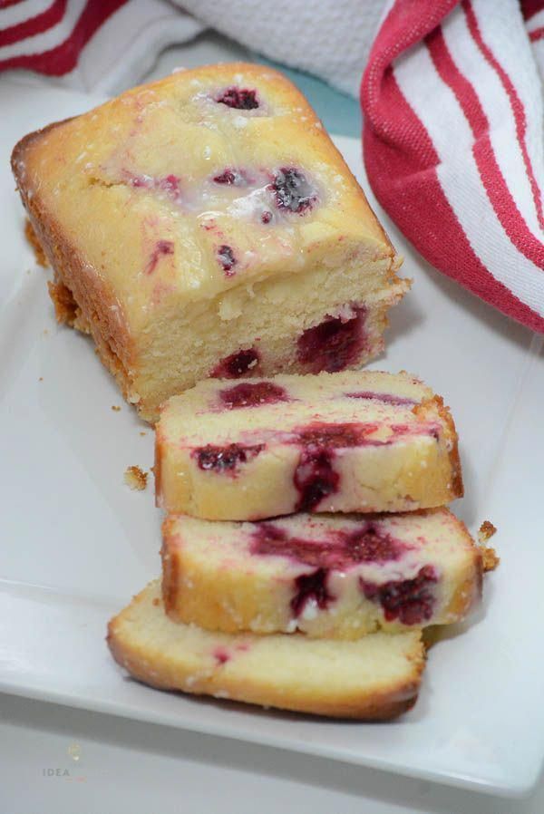 Lemon Raspberry Loaf Bread Recipe -   18 desserts Lemon quick bread ideas