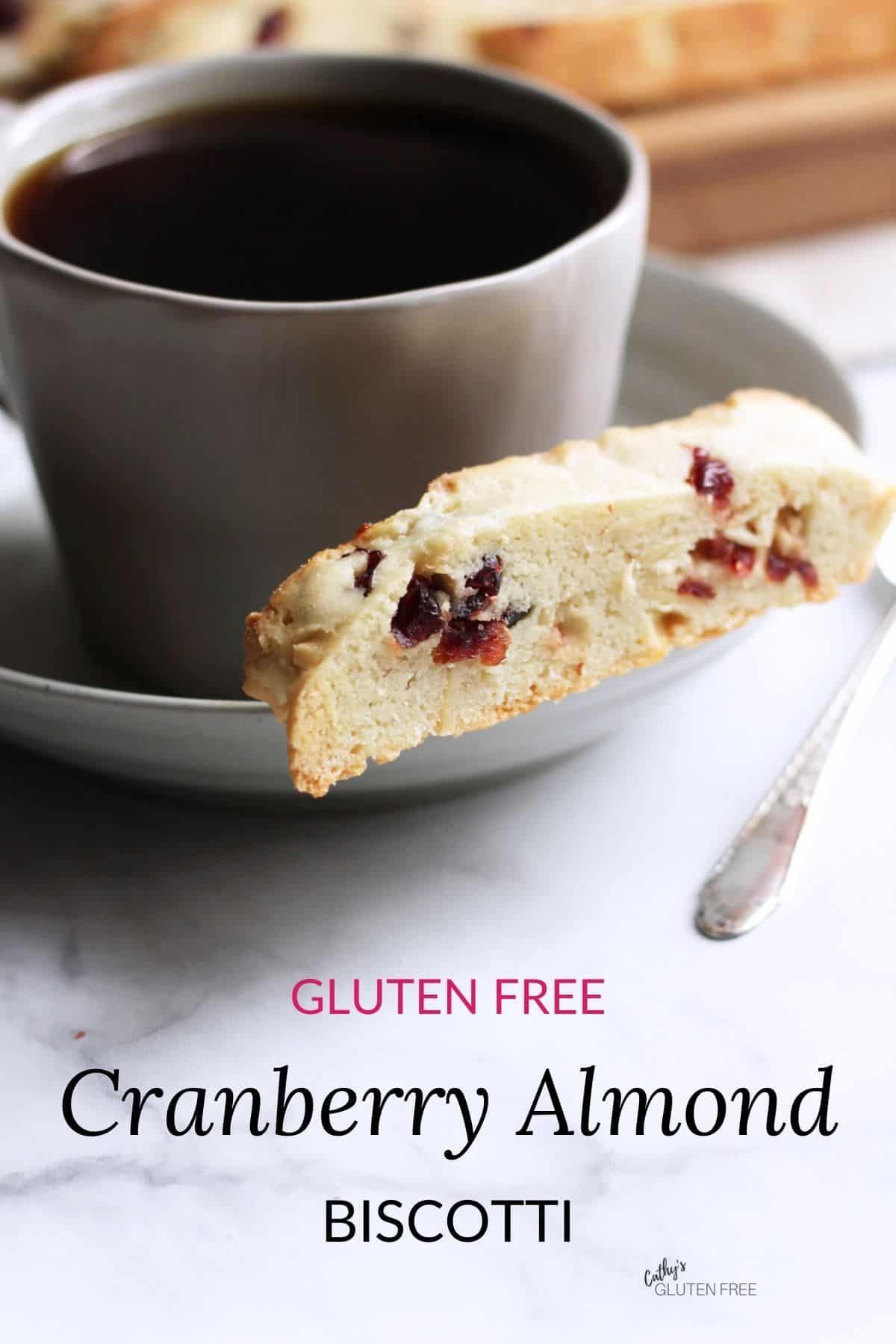 Gluten Free Cranberry Almond Biscotti - Cathy's Gluten Free -   18 gluten free holiday Recipes ideas