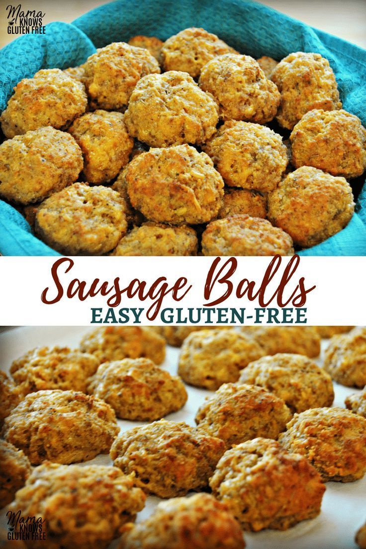 Gluten-Free Sausage Balls {Dairy-Free Option} -   18 gluten free holiday Recipes ideas