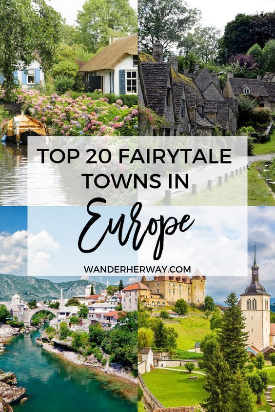 20 Magical Fairytale Towns in Europe You Need to Visit -   18 travel destinations Cities beautiful ideas
