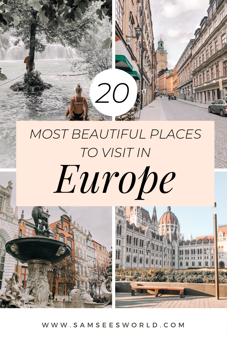 Top 20 Places to Visit in Europe -   18 travel destinations Cities beautiful ideas