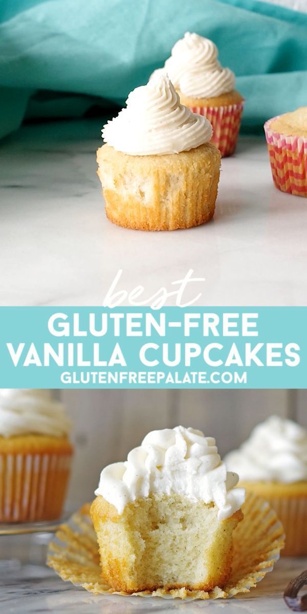 Gluten-Free Vanilla Cupcakes -   19 desserts vanilla ideas