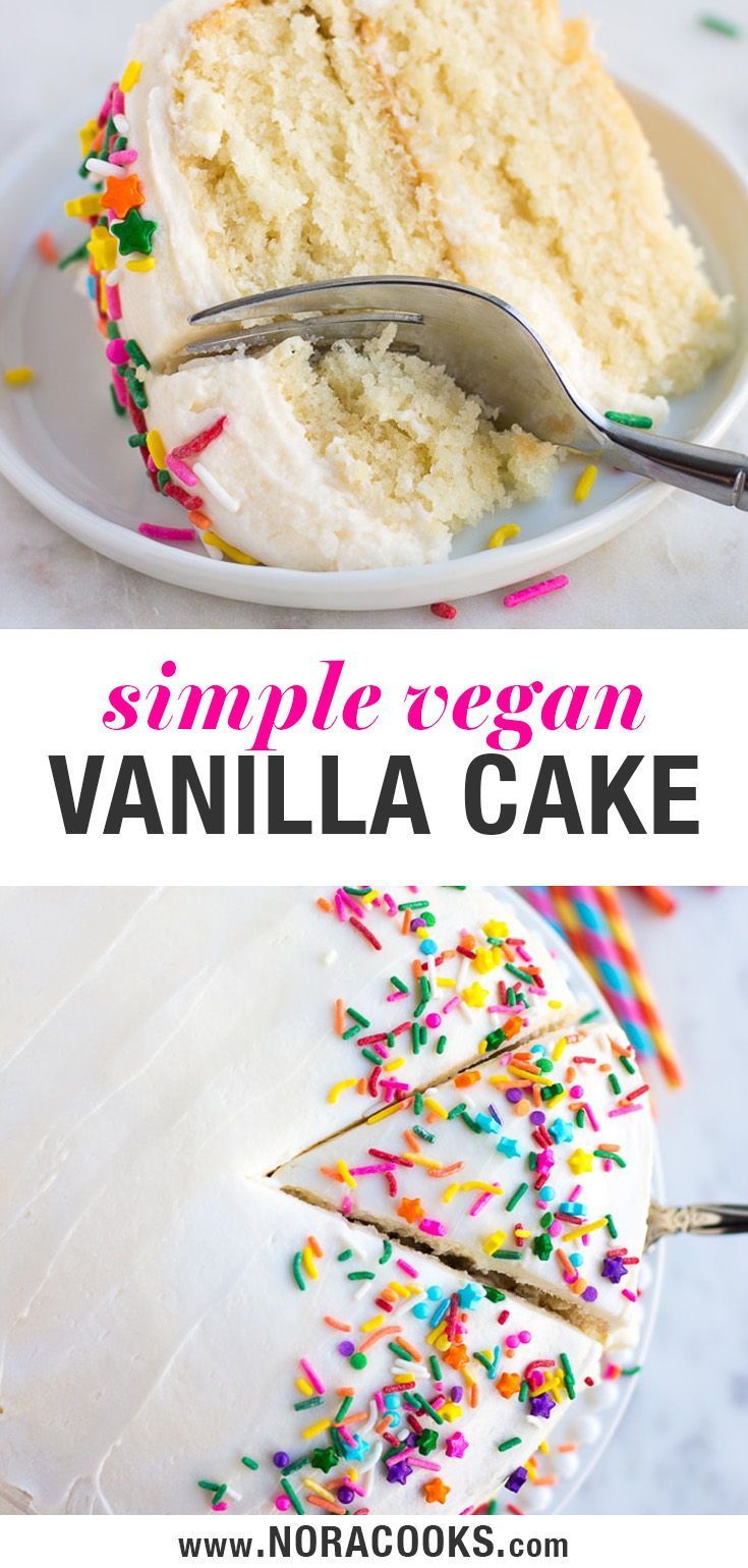 Vegan Vanilla Cake -   19 desserts vanilla ideas