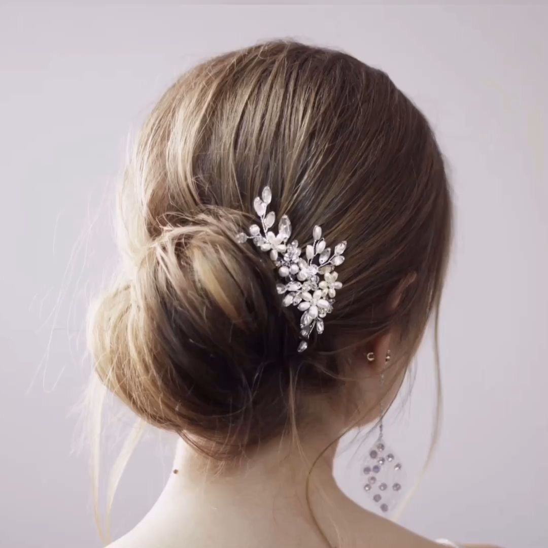 Bridal hairstyle Wedding hair piece -   19 hairstyles Wedding natural ideas