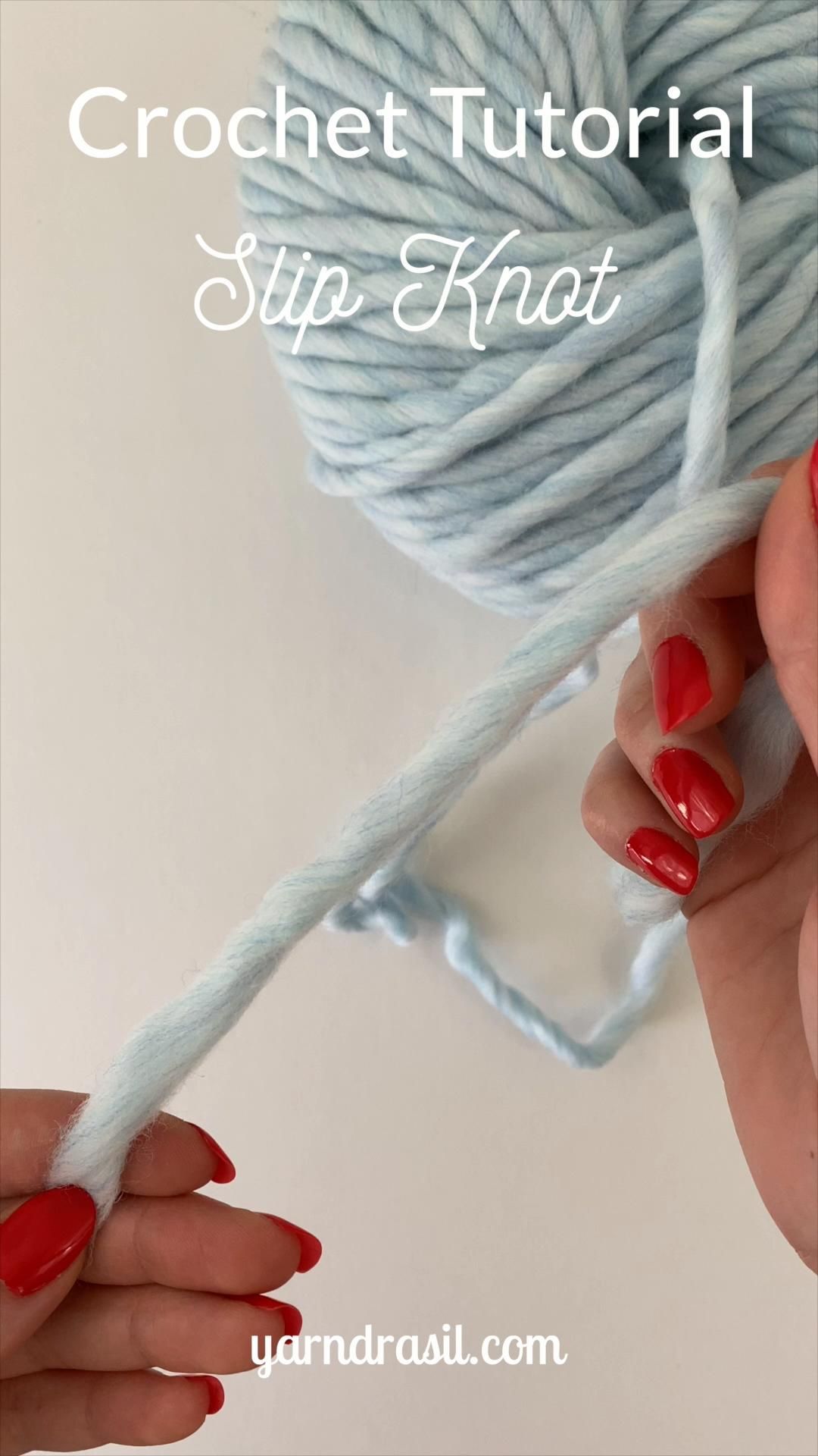 Crochet Slip Knot | Easy for Beginners -   19 knitting and crochet posts ideas