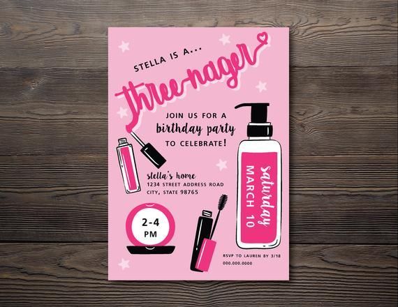 This item is unavailable -   19 makeup Party invites ideas