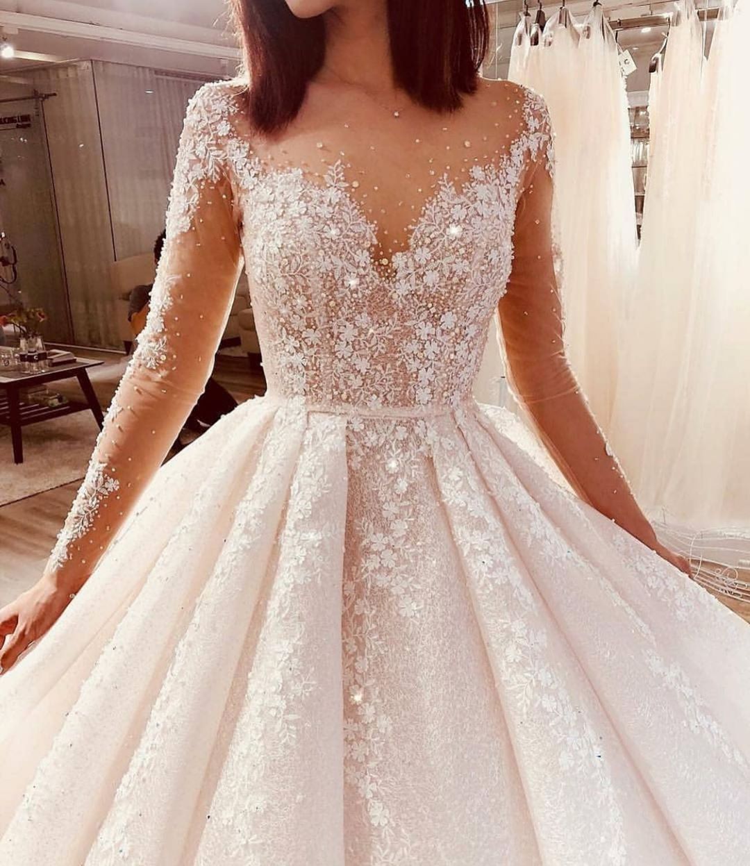 19 wedding Gown with sleeves ideas