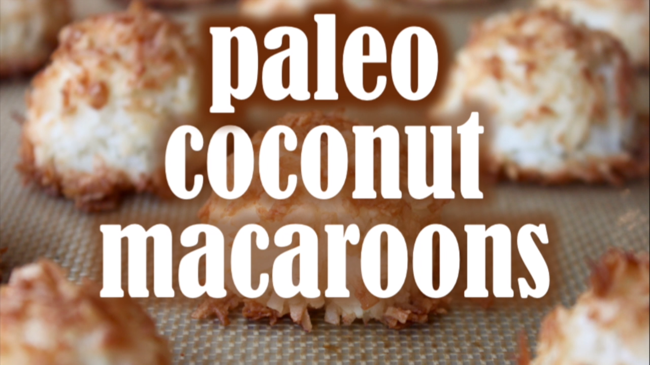 Paleo Coconut Macaroons -   20 desserts Coconut maple syrup ideas