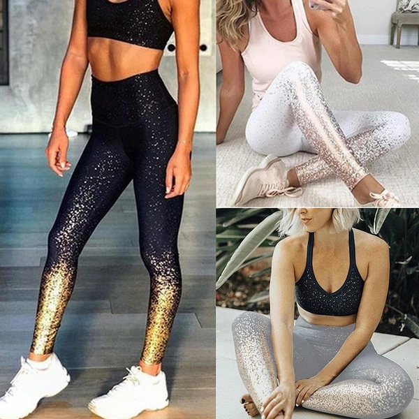 Glitter Fitness Pants Seamless Women Sexy Gym Leggings -   21 fitness Femme legging ideas
