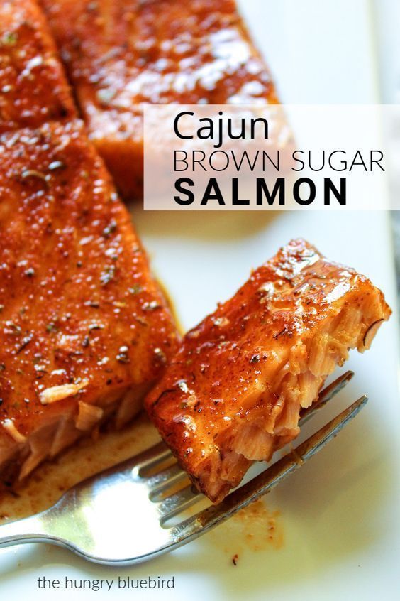 Sweet and Spicy Cajun Brown Sugar Salmon - The Hungry Bluebird -   21 healthy recipes For Two brown sugar ideas
