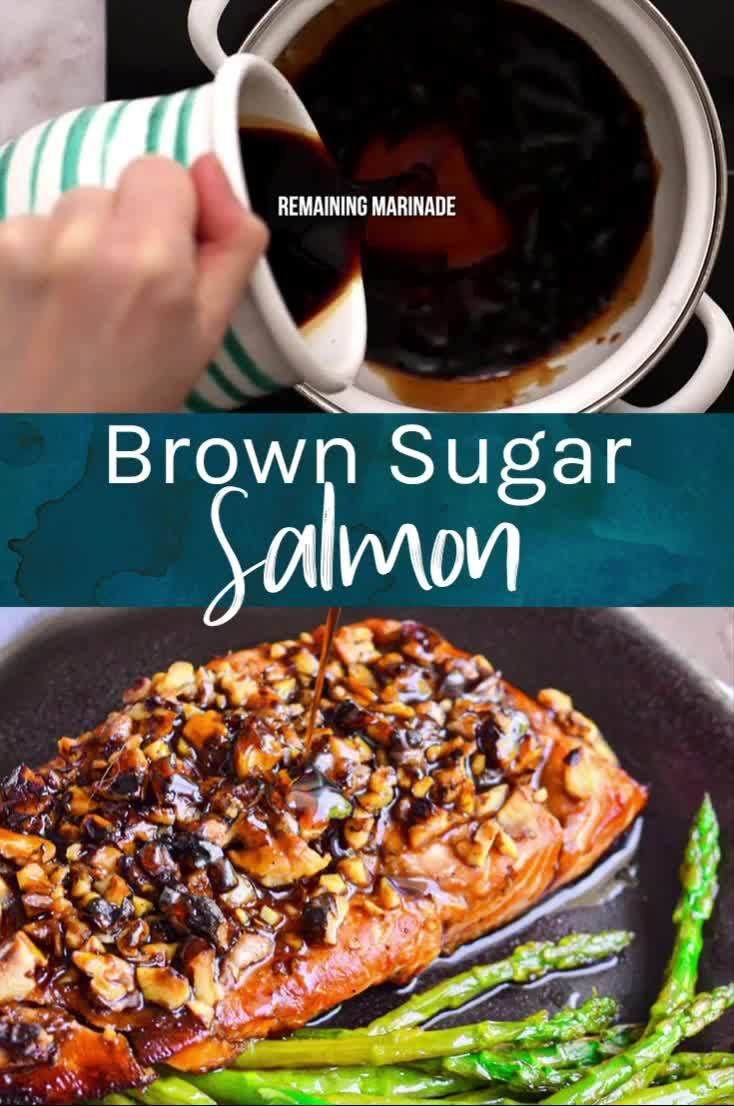 Bourbon Brown Sugar Salmon Recipe - Video! -   21 healthy recipes For Two brown sugar ideas