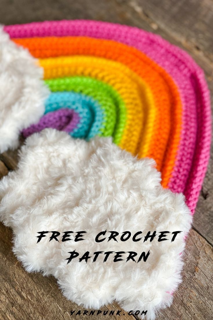 Free Crochet Rainbow Wall Hanging Pattern -   21 knitting and crochet Free Patterns kids ideas