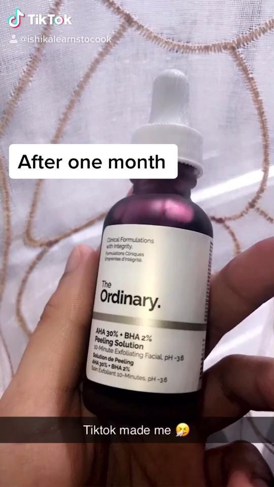 The Ordinary Peeling Solution Before and After -   25 skin care Tips videos ideas