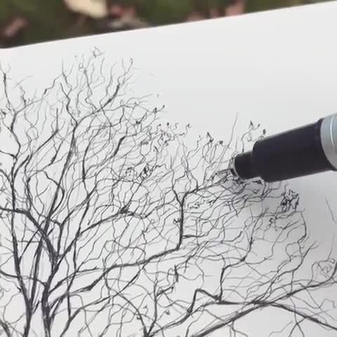 Pen Art By Luke Adam Hawker | ARTWOONZ Drawing - Artwoonz -   11 planting Drawing pencil ideas