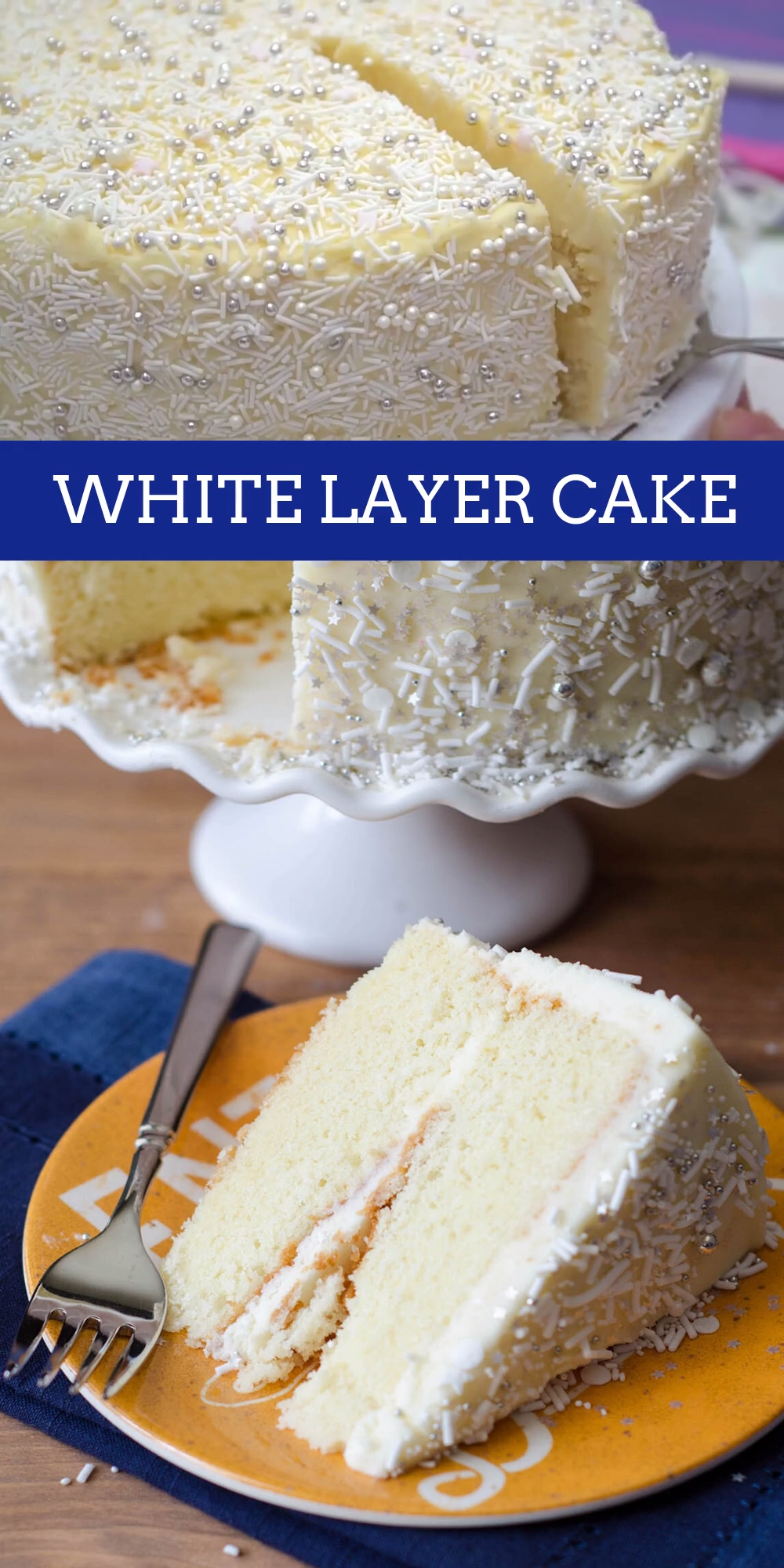 White Layer Cake -   15 cake Flavors chart ideas