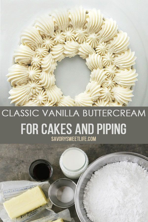 Buttercream Frosting – How to Make Frosting -   15 cake Flavors chart ideas