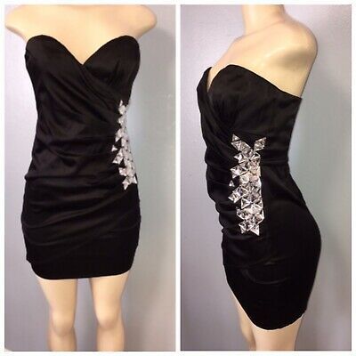 Forever 21 Black Dress Size Medium Tube Mini Party Dress W/embellishment  | eBay -   15 dress Party forever 21 ideas