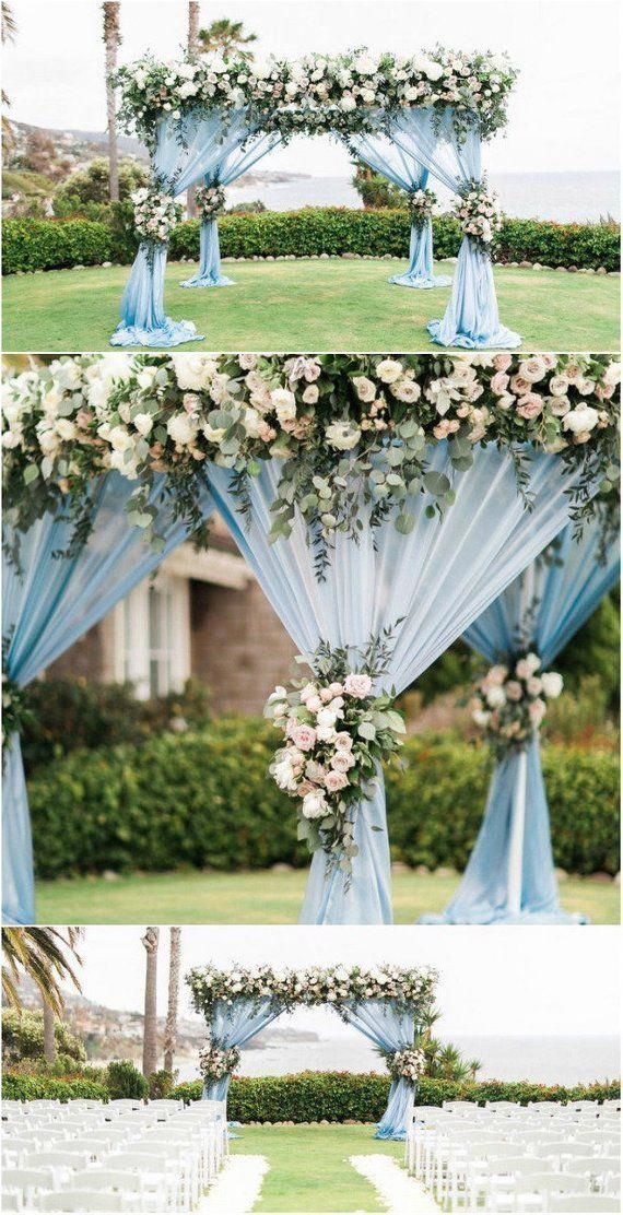 15 wedding Blue arch ideas