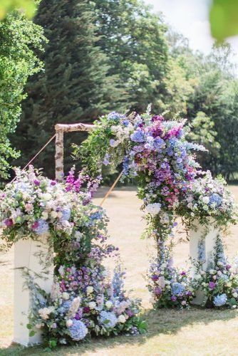 21 Natural Wedding Decor Ideas | Wedding Forward -   15 wedding Blue arch ideas