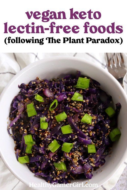 Plant Paradox and Vegan Keto: Can you eat a low lectin, vegan ketogenic diet? | Healthy Gamer Girl -   16 diet Food people ideas