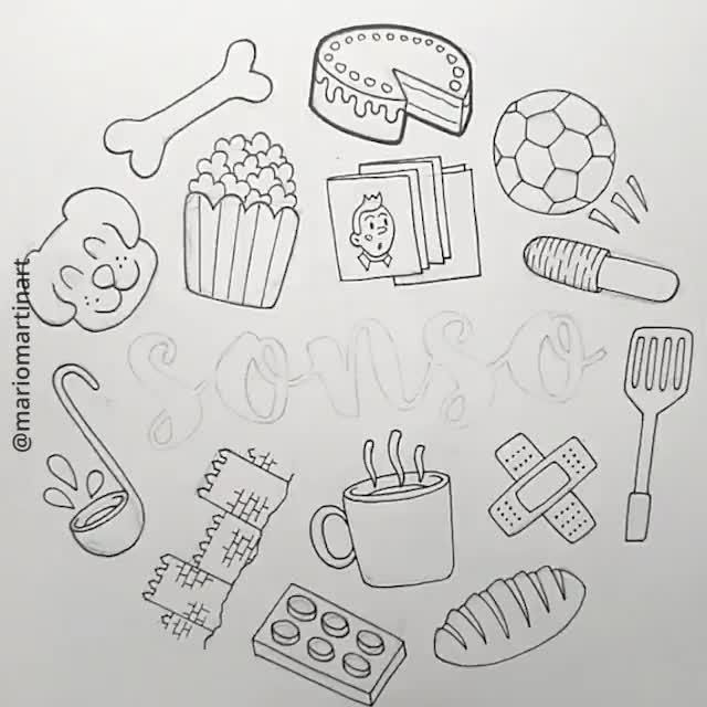 Cute Doodle Compilation Timelapse -   16 fitness Journal doodles ideas