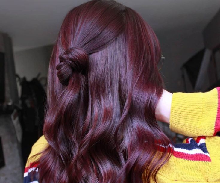 hair color -   16 plum hair Burgundy ideas