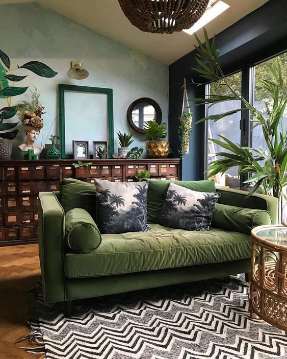 Rustic living room -   16 room decor Green home ideas