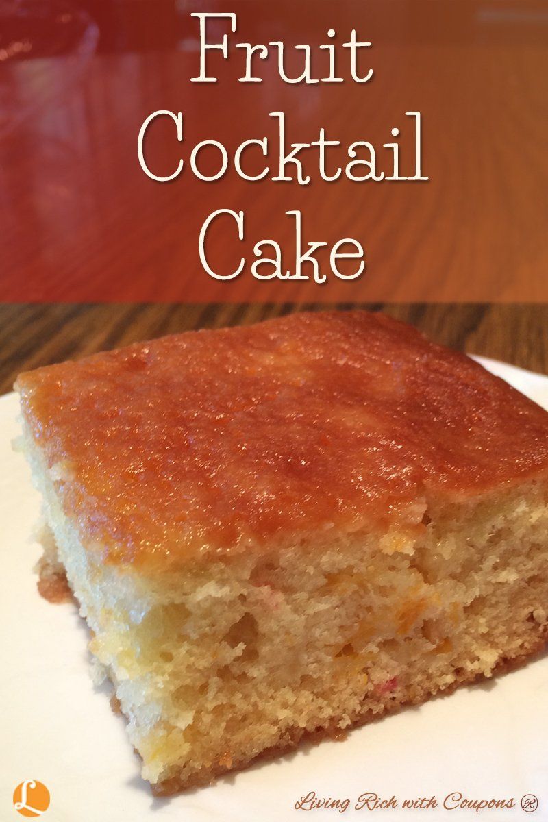Fruit Cocktail Cake Recipe - -   17 cake Fruit mom ideas