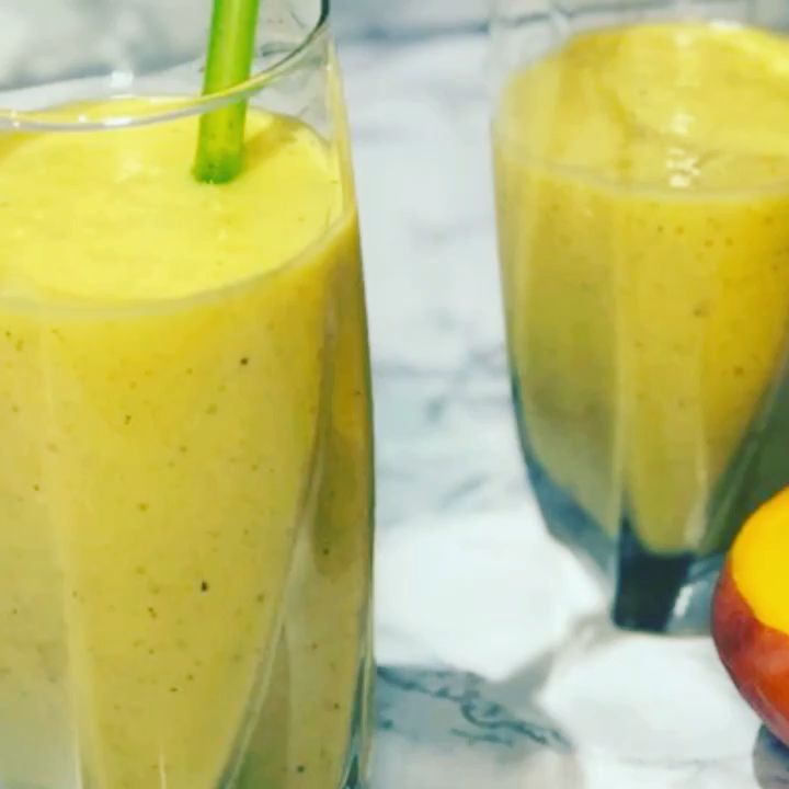 Healthy mango and banana smoothie with hemp and chia seeds -   17 diet Juice bananas ideas