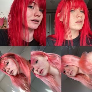 Valentine Hair Color -   17 hair White red ideas