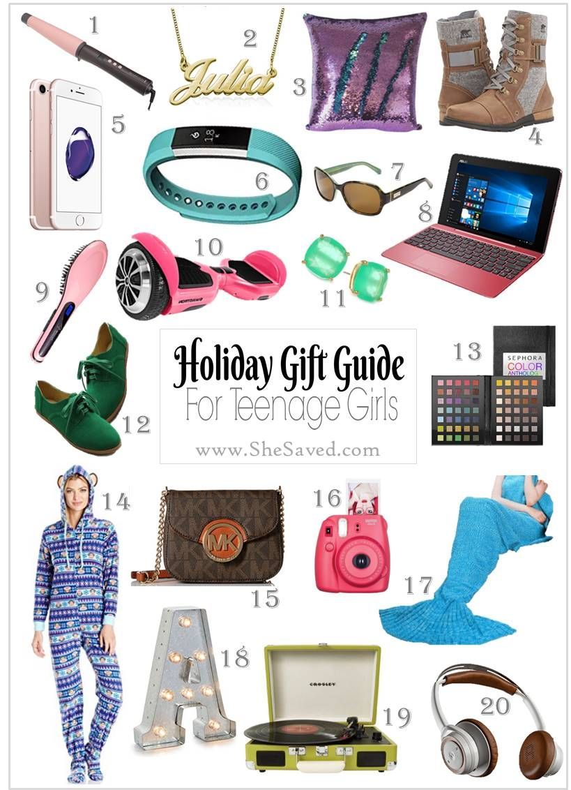 HOLIDAY GIFT GUIDE: Gifts for Teen Girls - SheSaved® -   17 holiday Gifts for girls ideas