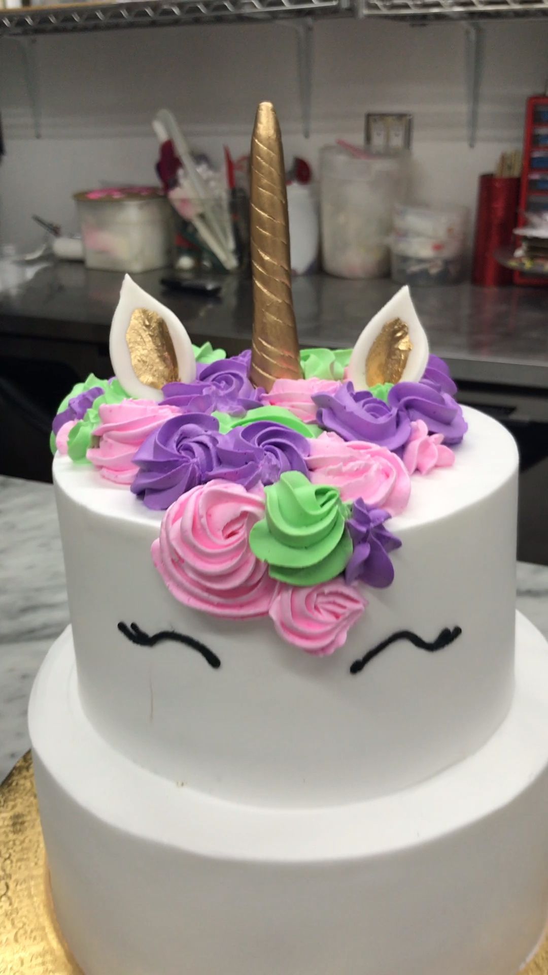 18 cake Unicorn tie dye ideas