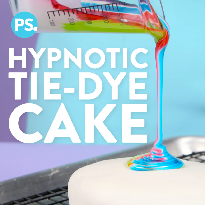 Hypnotic Tie-Dye Cake Is Guaranteed to Get You All the Instagram 