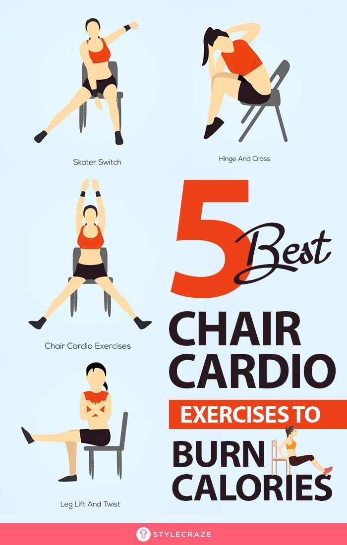 5 Best Chair Cardio Exercises To Burn Calories -   18 fitness Exercises articles ideas