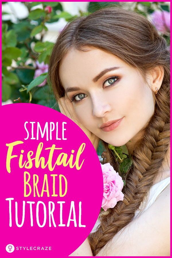 Simple Fishtail Braid Tutorial: Step By Step Picture Guide -   18 hairstyles Tutorial for kids ideas