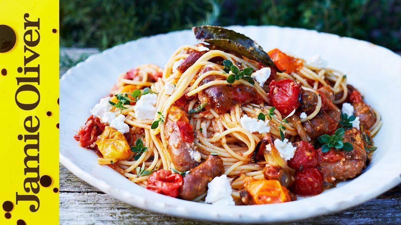 Summer Sausage Pasta | Jamie Oliver -   18 healthy recipes Pasta jamie oliver ideas