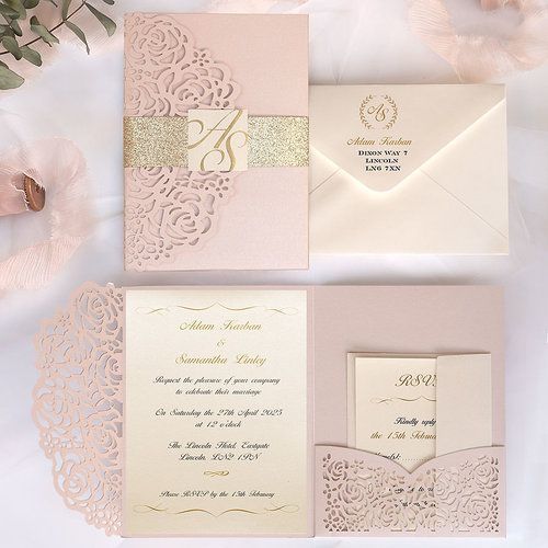 18 wedding Invitations pink ideas