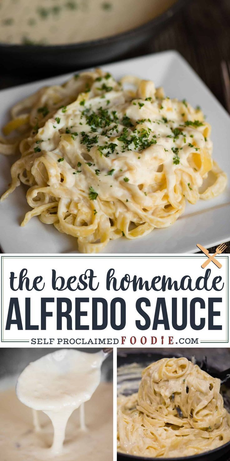 Homemade Alfredo Sauce Recipe and Video | Self Proclaimed Foodie -   19 alfredo sauce recipe ideas