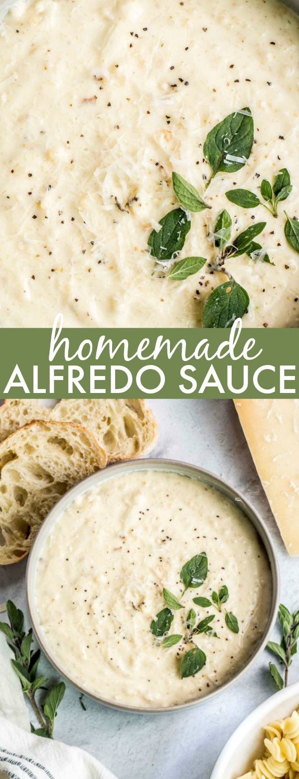 Homemade Alfredo Sauce -   19 alfredo sauce recipe ideas
