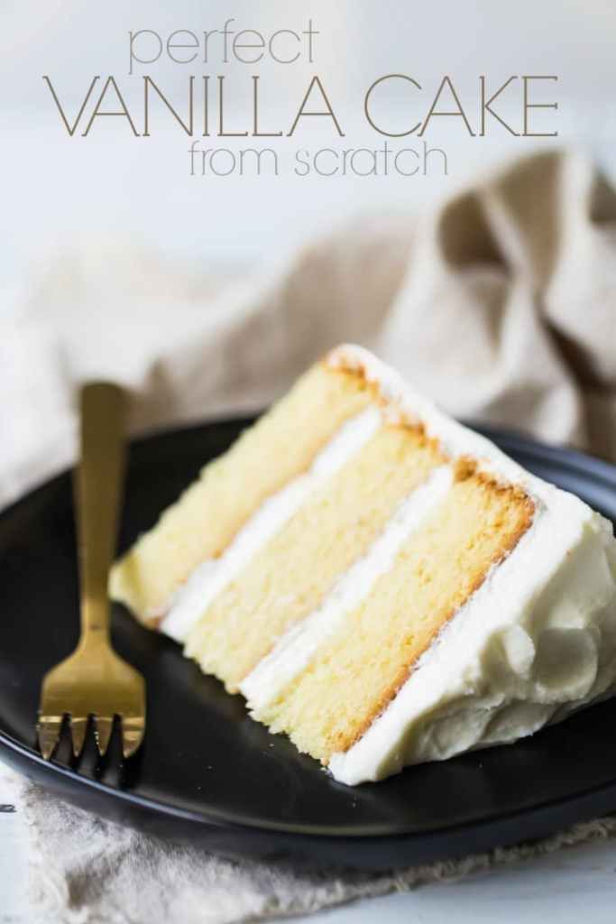 Perfect Vanilla Cake Recipe- so moist & easy to make! -Baking a Moment -   19 desserts Cake vanilla ideas