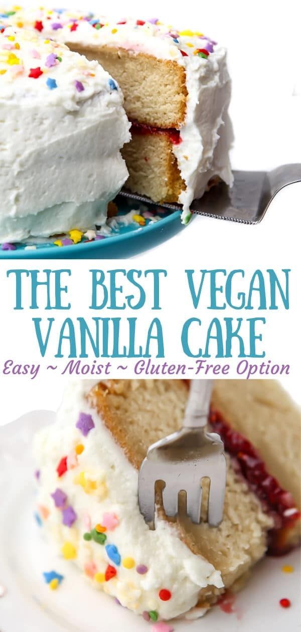 The BEST Vegan Vanilla Cake! -   19 desserts Cake vanilla ideas