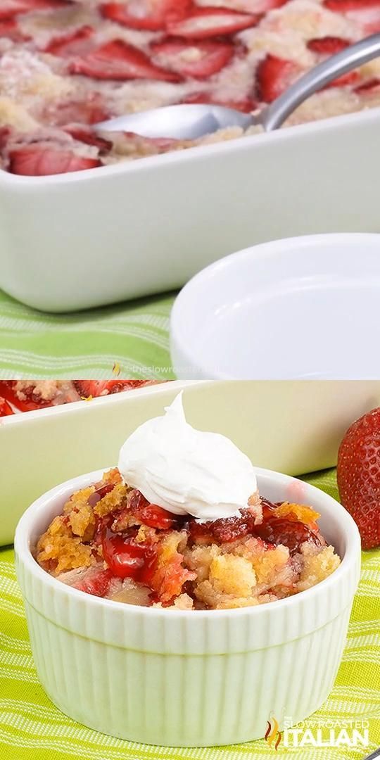 Strawberry Dump Cake -   19 desserts Summer unique ideas
